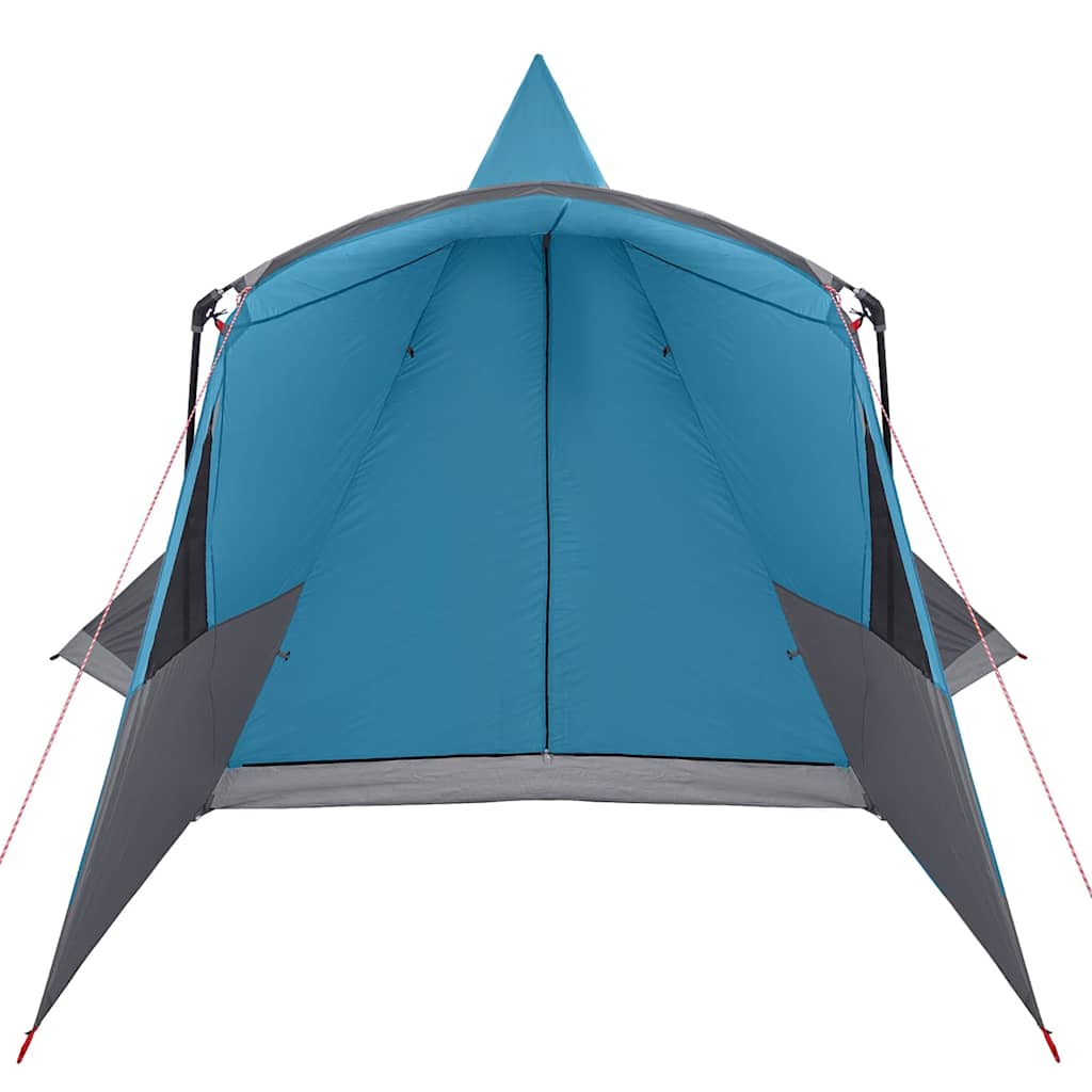 Teepee Zelt für 8 Personen mit Dach Blau 720 x 465 x 295 cm