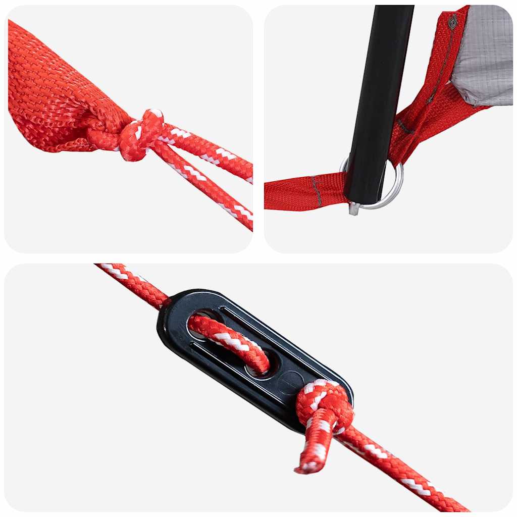 Teepee Zelt für 5 Personen mit Dach Blau 545 x 450 x 295 cm