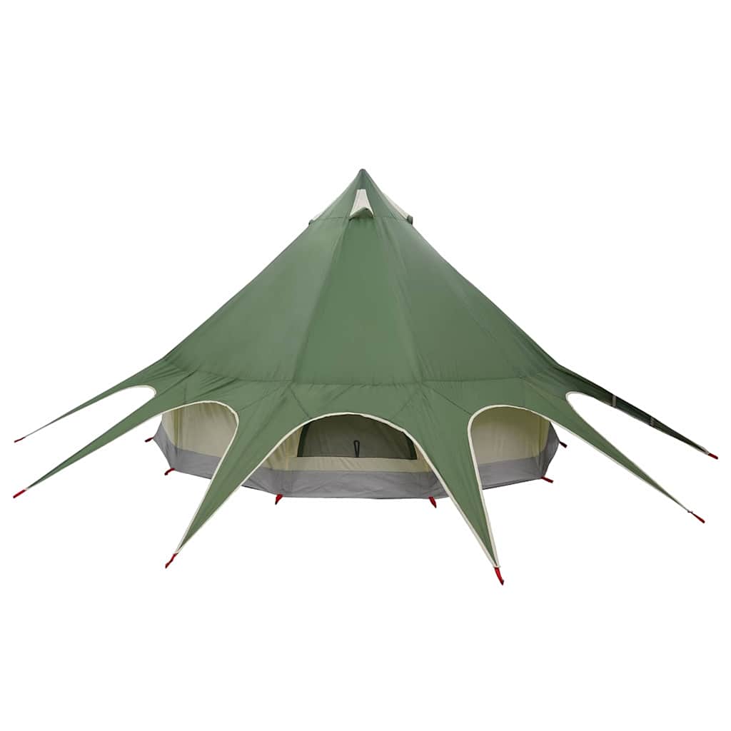 Teepee Zelt für 3 Personen Grün und Grau 312 x 312 x 197 cm