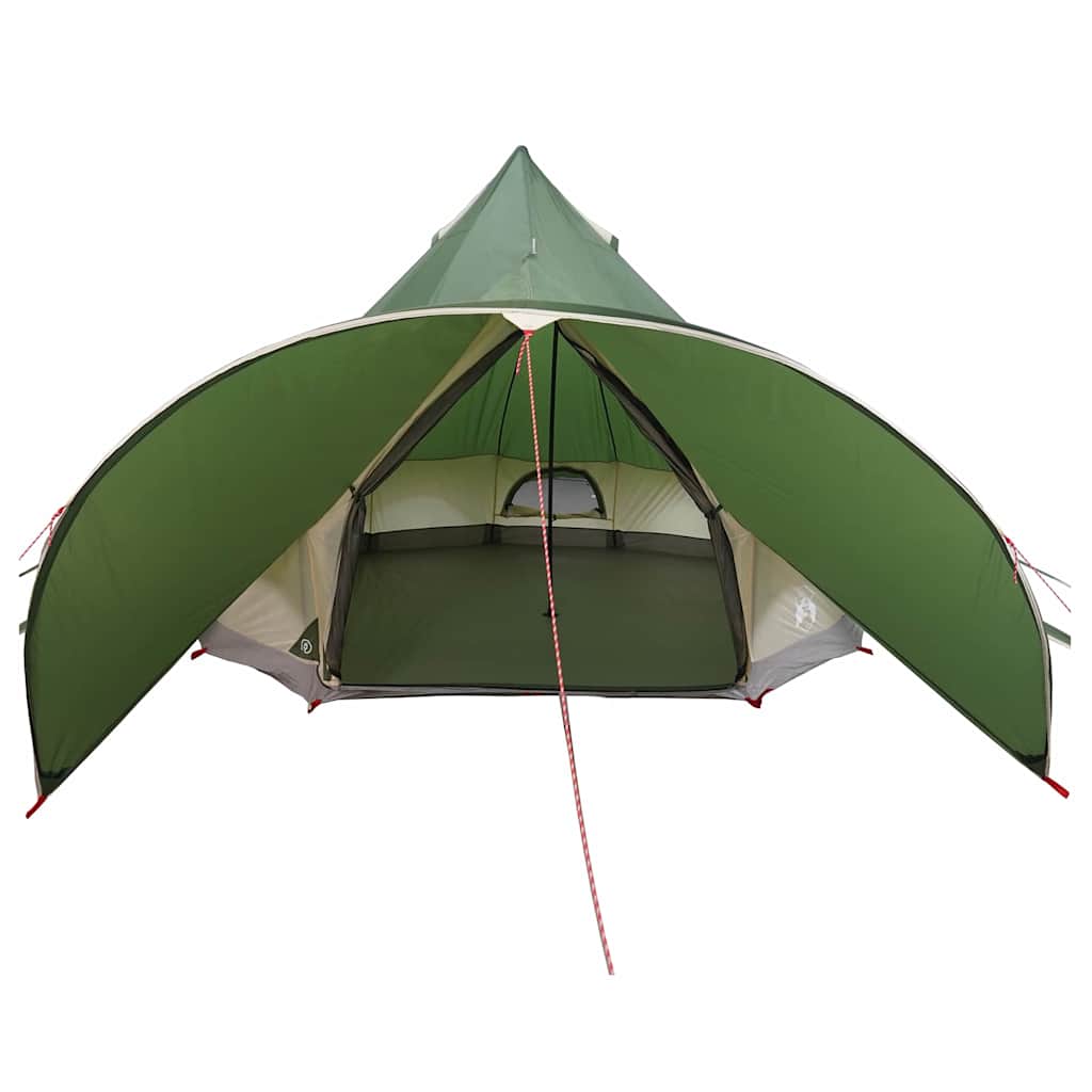 Teepee Zelt für 3 Personen Grün und Grau 312 x 312 x 197 cm
