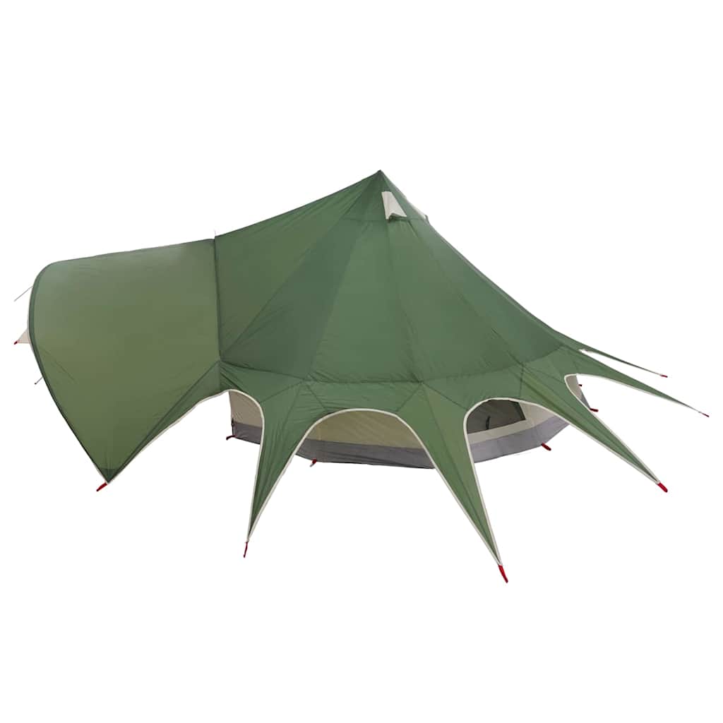 Teepee Zelt für 3 Personen Grün und Grau 312 x 312 x 197 cm