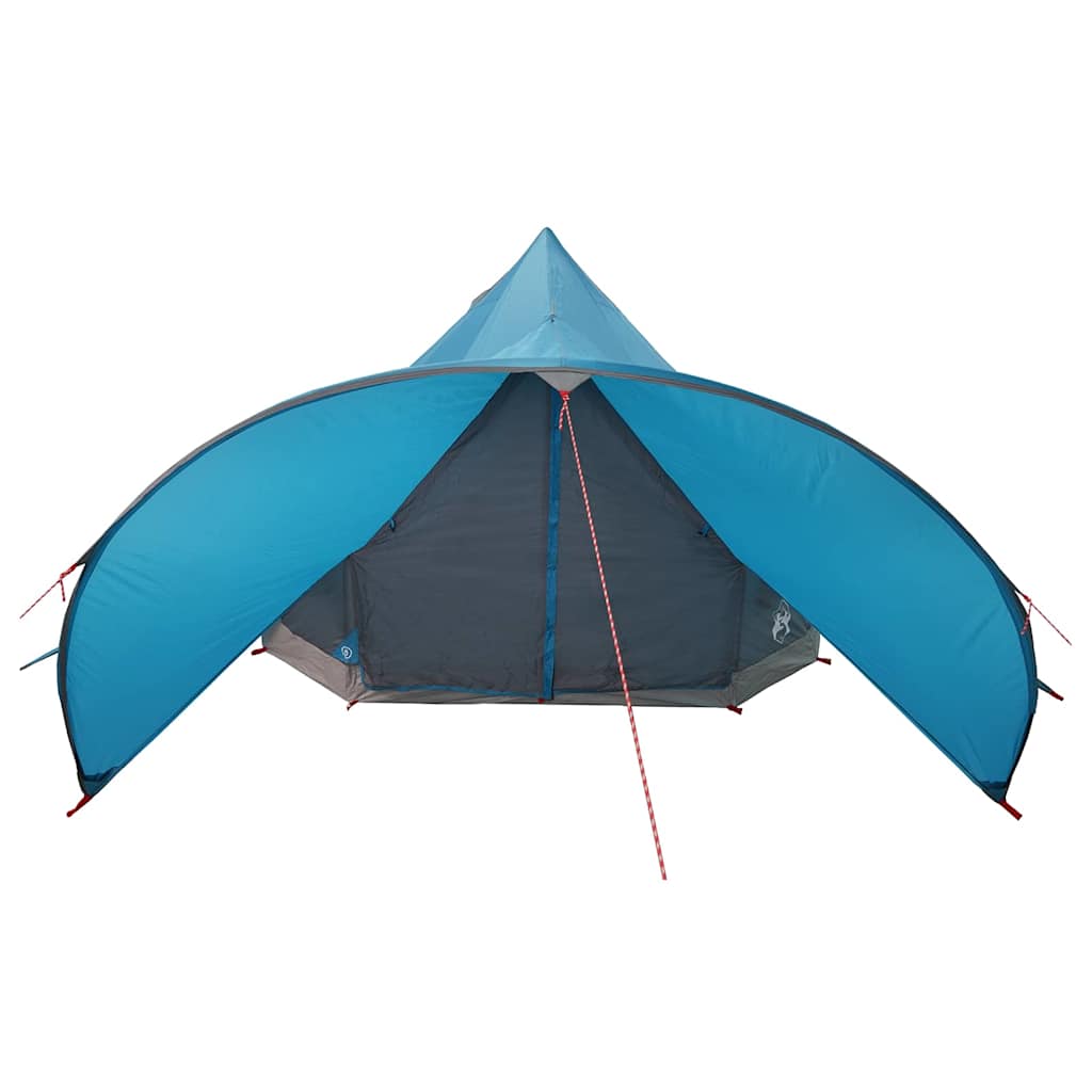 Teepee Zelt für 3 Personen Blau und Grau 312 x 312 x 197 cm