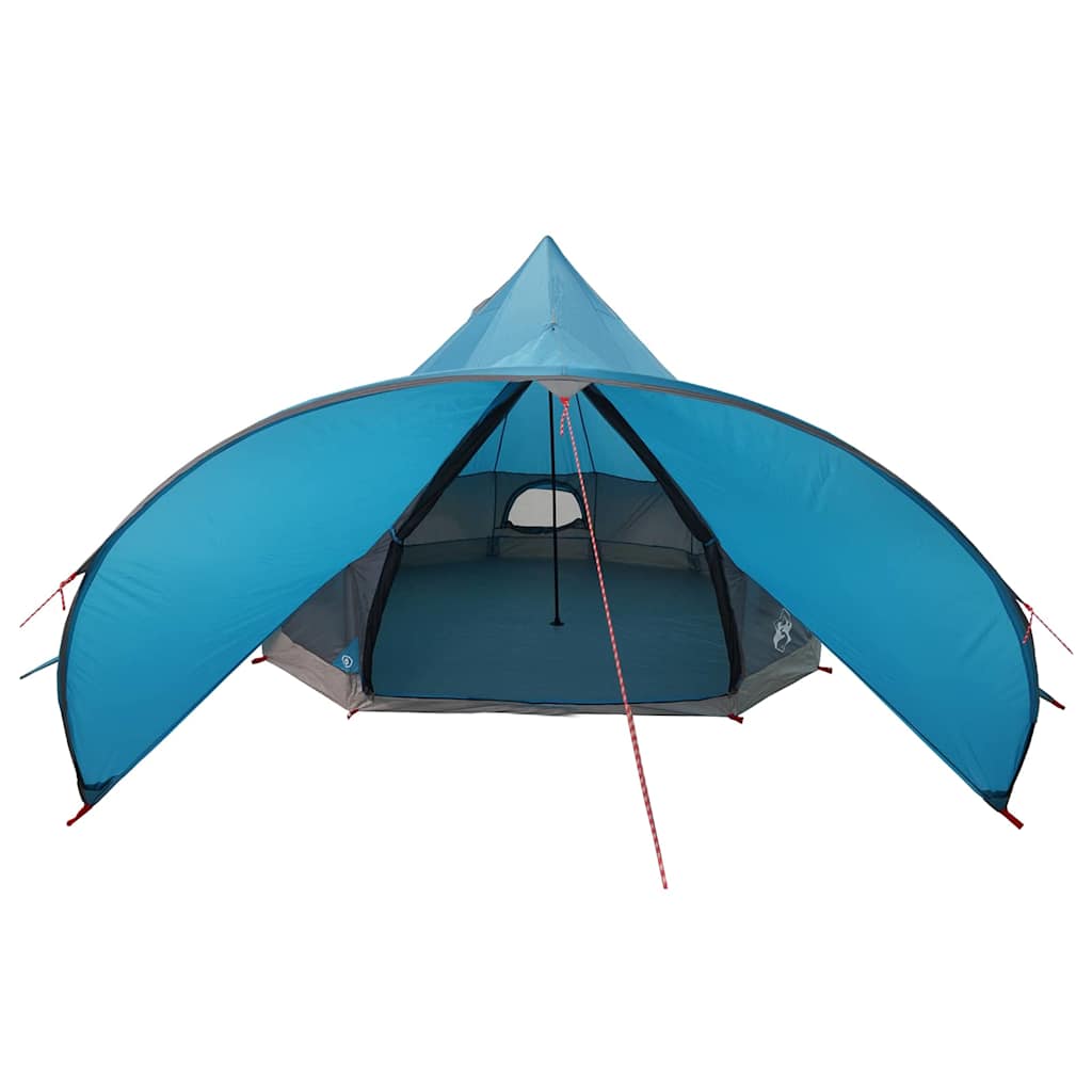 Teepee Zelt für 3 Personen Blau und Grau 312 x 312 x 197 cm