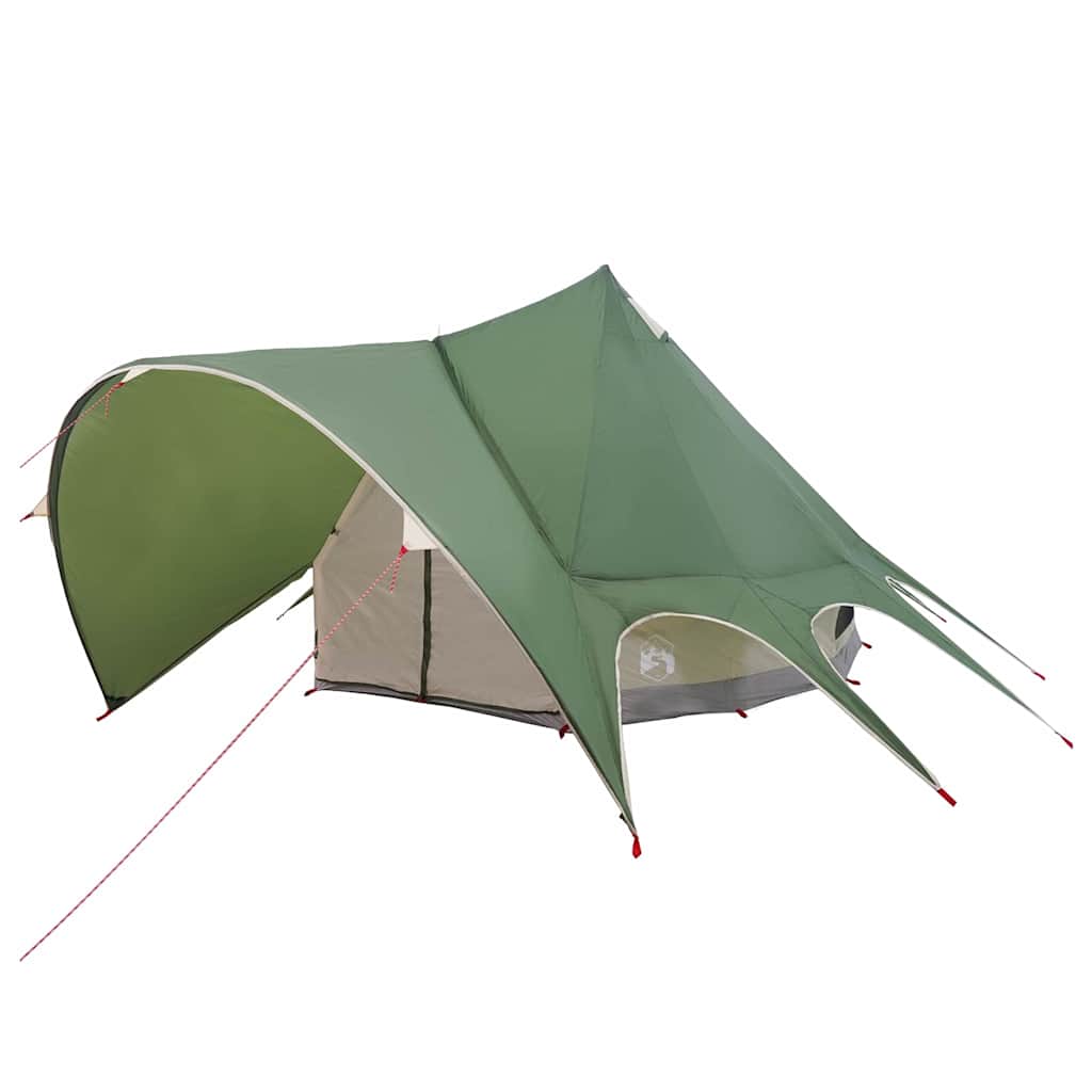Teepee Zelt für 5 Personen Grün und Grau 415 x 415 x 247 cm