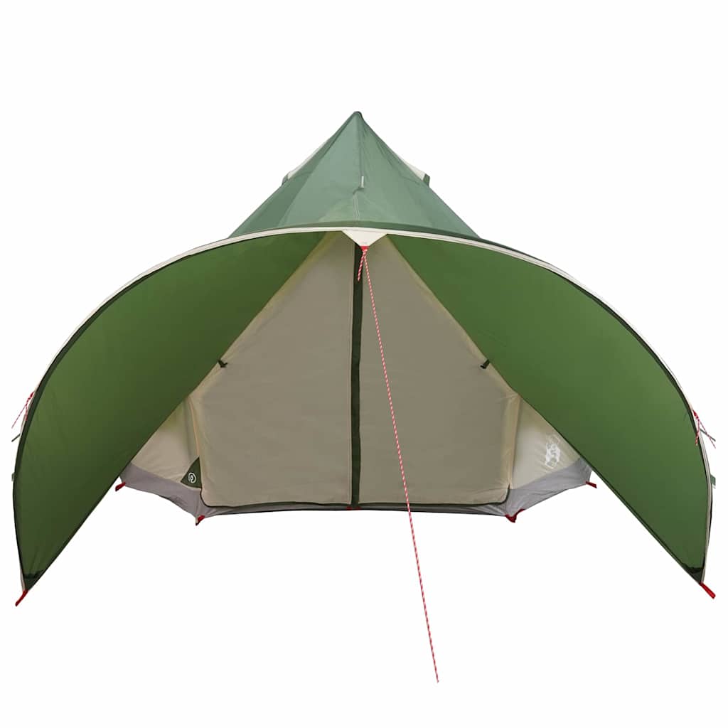 Teepee Zelt für 5 Personen Grün und Grau 415 x 415 x 247 cm