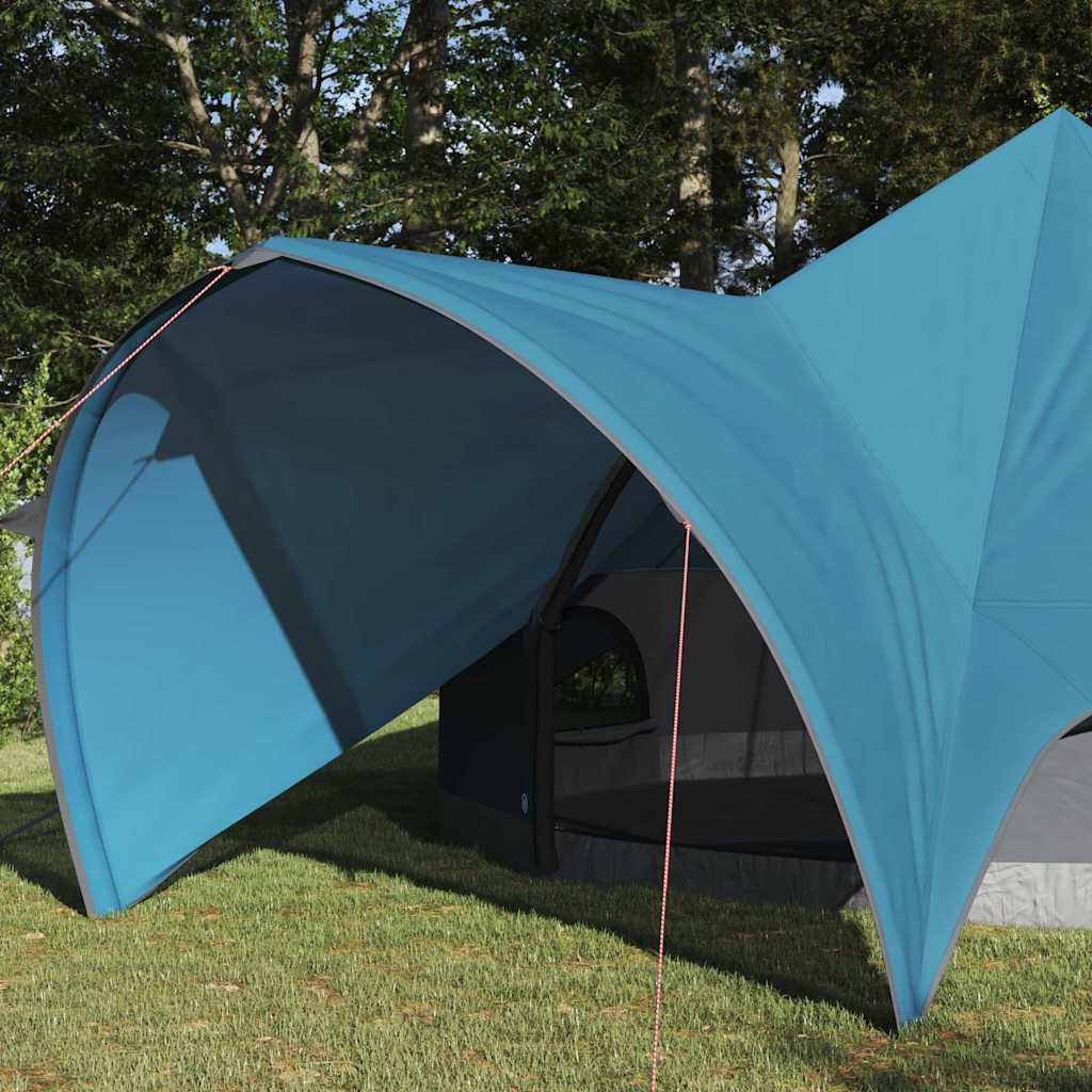 Teepee Zelt für 5 Personen Blau und Grau 415 x 415 x 247 cm