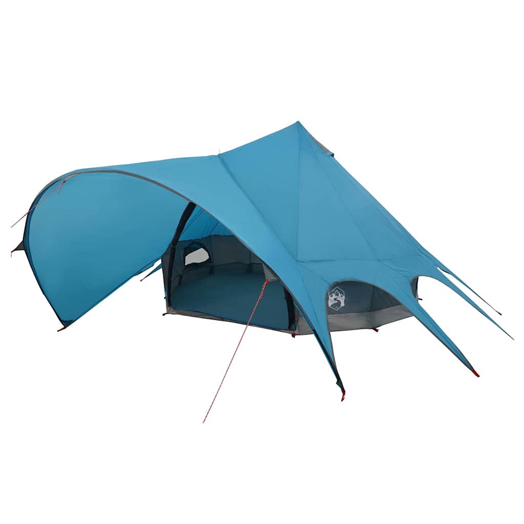 Teepee Zelt für 5 Personen Blau und Grau 415 x 415 x 247 cm