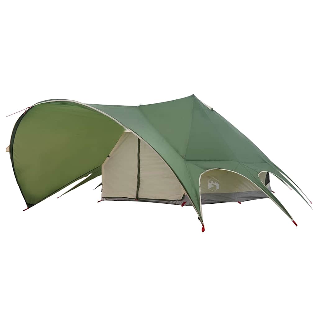 Teepee Zelt für 9 Personen Grün und Grau 502 x 502 x 297 cm