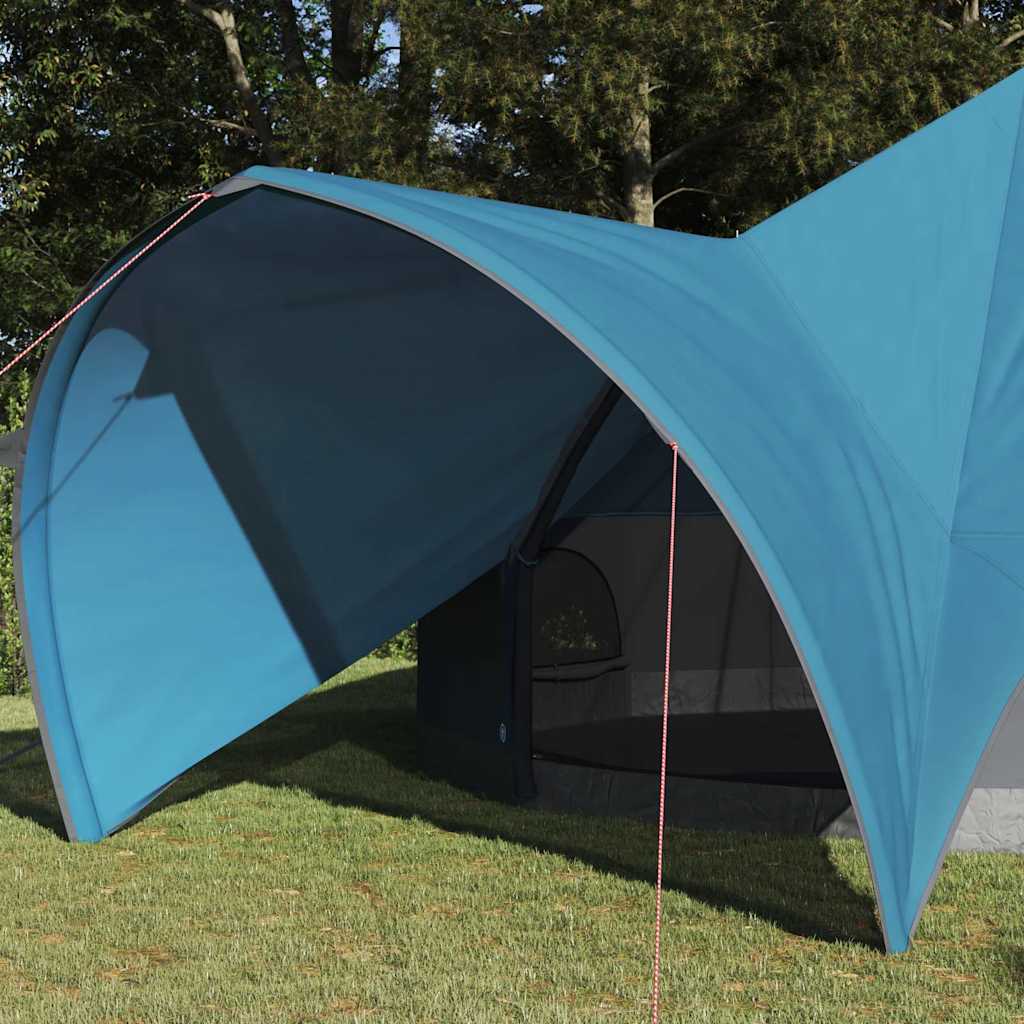 Teepee Zelt für 9 Personen Blau und Grau 502 x 502 x 297 cm