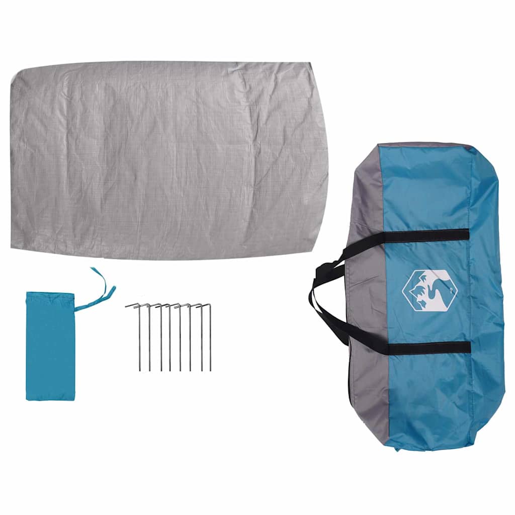 Innertelt 7-Personen mit Dach Blau und Grau 300 x 300 x 250 cm