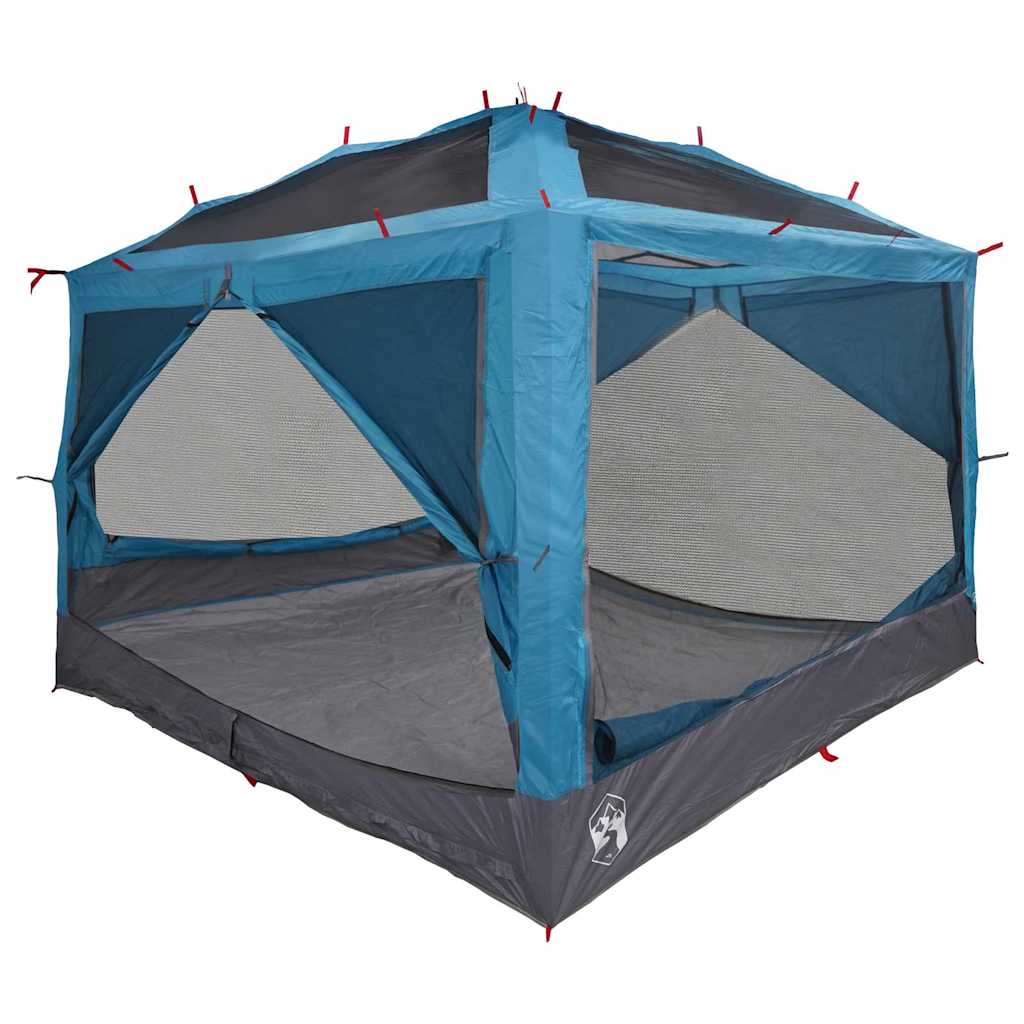 Innertelt 7-Personen mit Dach Blau und Grau 300 x 300 x 250 cm