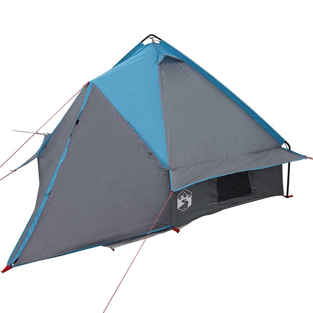 Teepee Zelt für 4 Personen Blau und Grau 388 x 320 x 169 cm