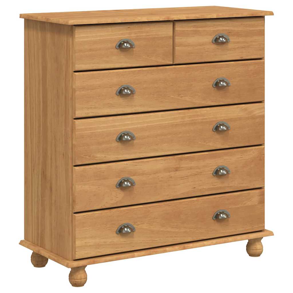 Hutch ASKIM Honigwachs 91 x 40 x 200,5 cm Massives Kiefernholz