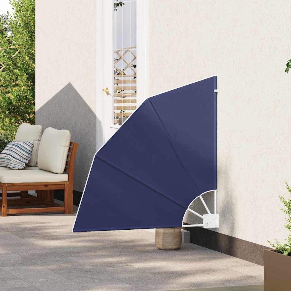 Balkon Sichtschutz 115 x 115 cm Polyester Marineblau