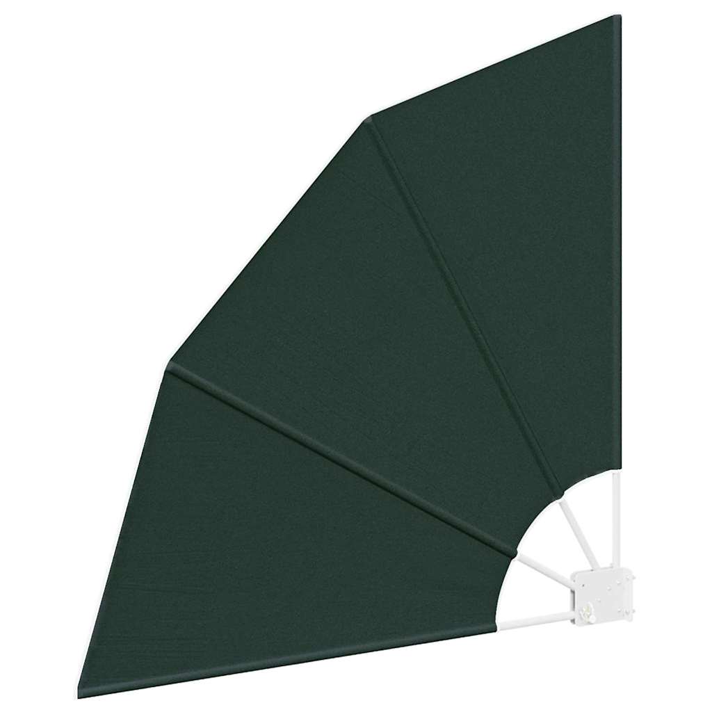 Balkon Sichtschutz 115 x 115 cm Polyester Dunkelgrün