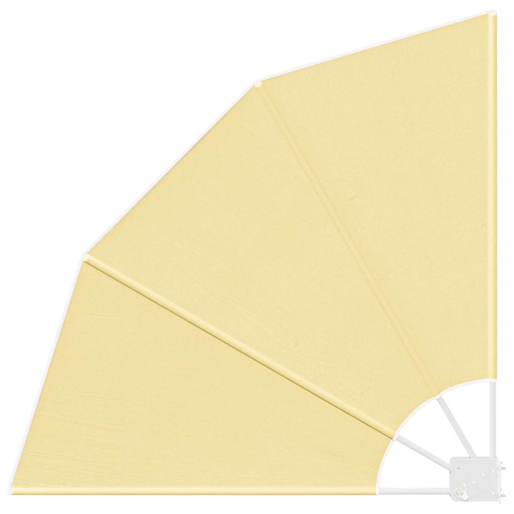Balkon Sichtschutz 115 x 115 cm Polyester Sand