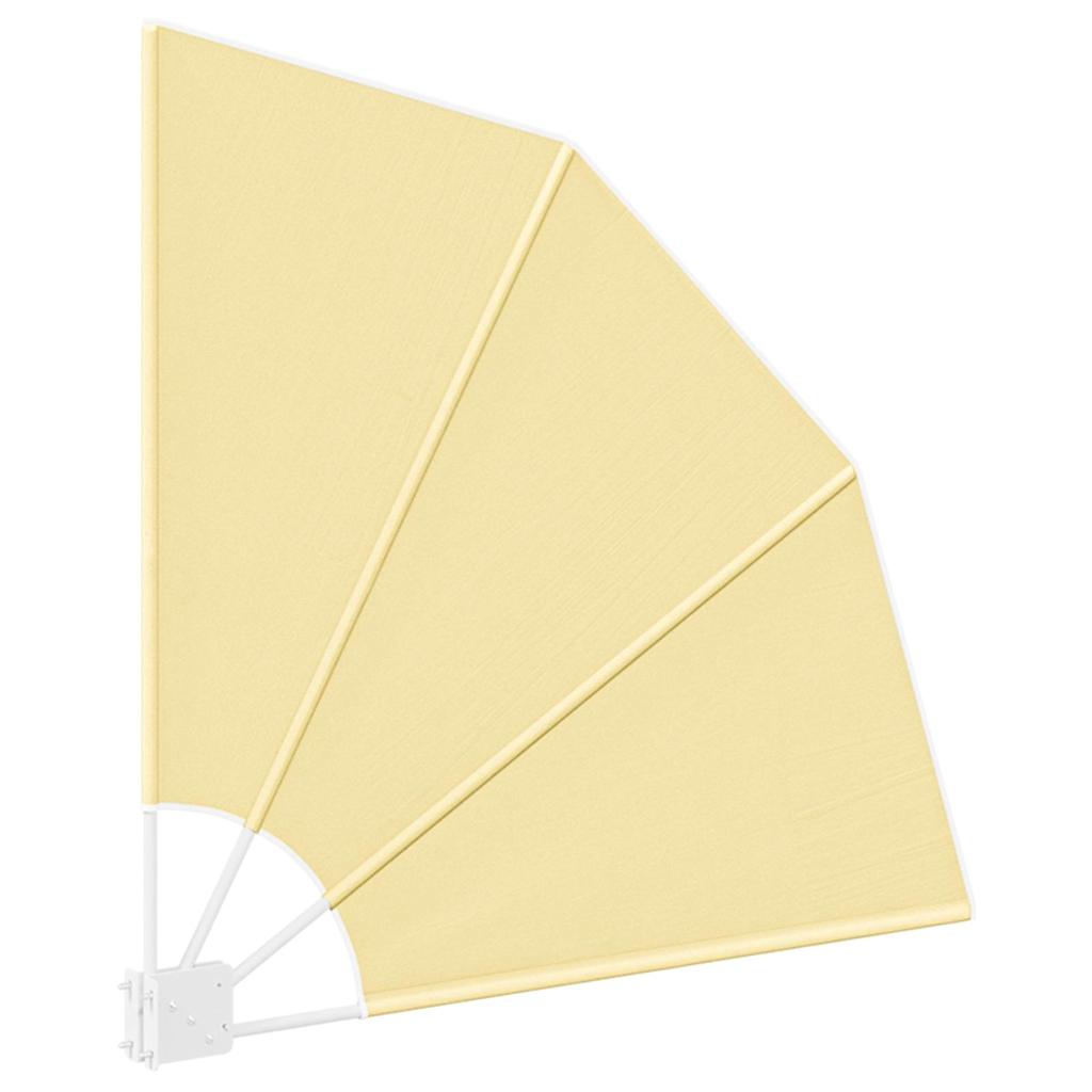 Balkon Sichtschutz 115 x 115 cm Polyester Sand