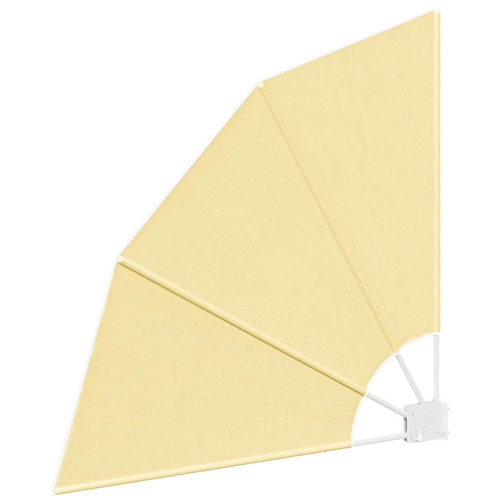 Balkon Sichtschutz 115 x 115 cm Polyester Sand