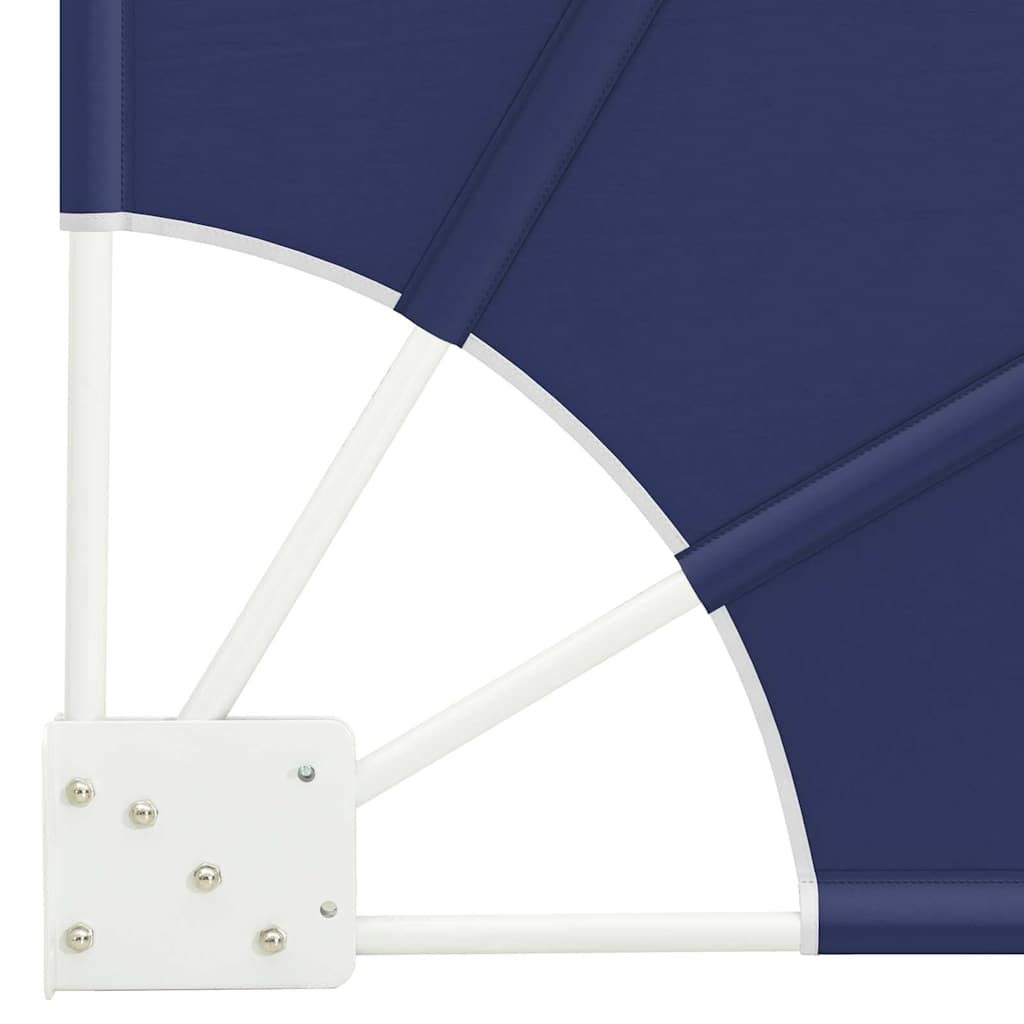 Balkon Sichtschutz 140 x 140 cm Polyester Marineblau
