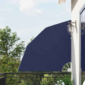 Balkon Sichtschutz 140 x 140 cm Polyester Marineblau