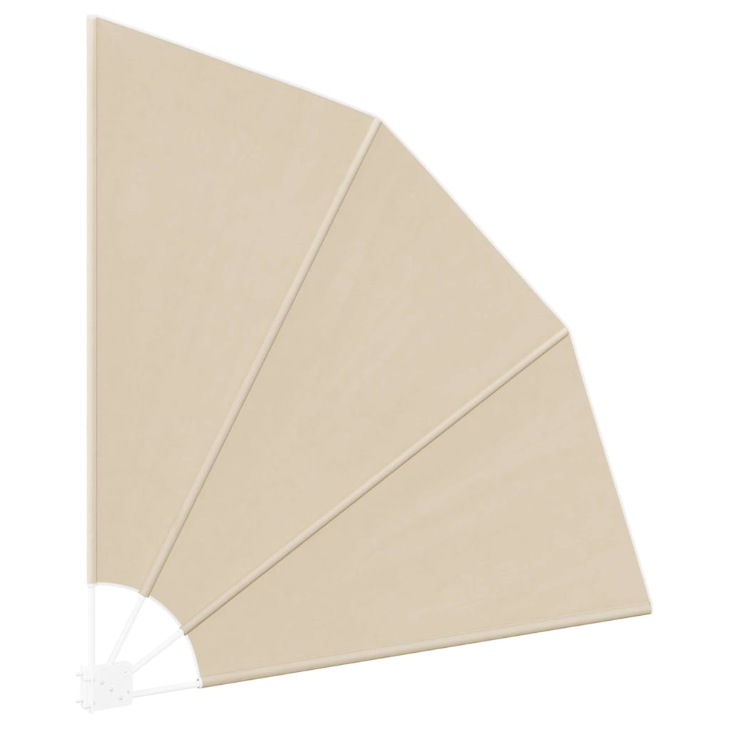 Balkon Sichtschutz 140 x 140 cm Polyester Beige
