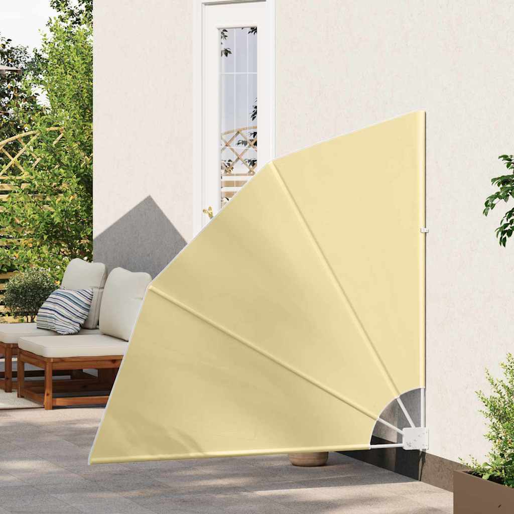 Balkon Sichtschutz 140 x 140 cm Polyester Sand