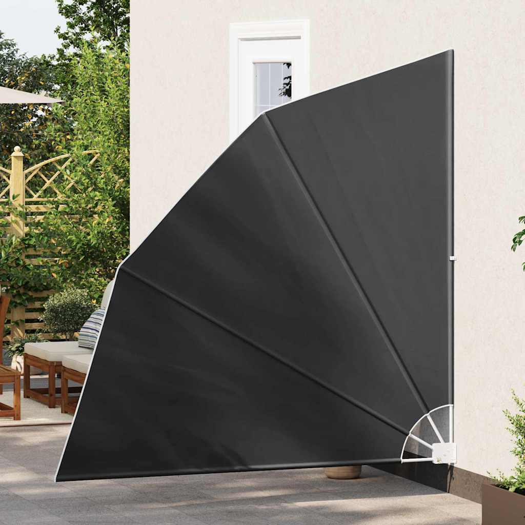 Balkon Sichtschutz 210 x 210 cm Polyester Anthrazit