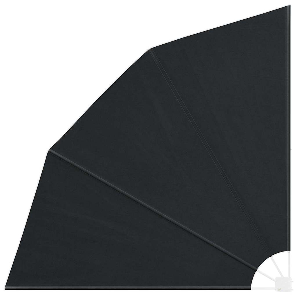 Balkon Sichtschutz 210 x 210 cm Polyester Anthrazit