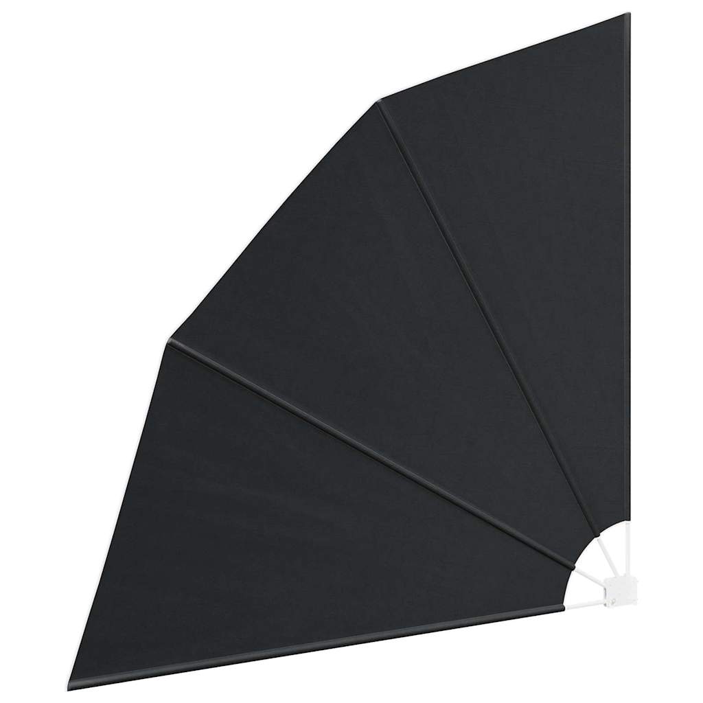Balkon Sichtschutz 210 x 210 cm Polyester Anthrazit