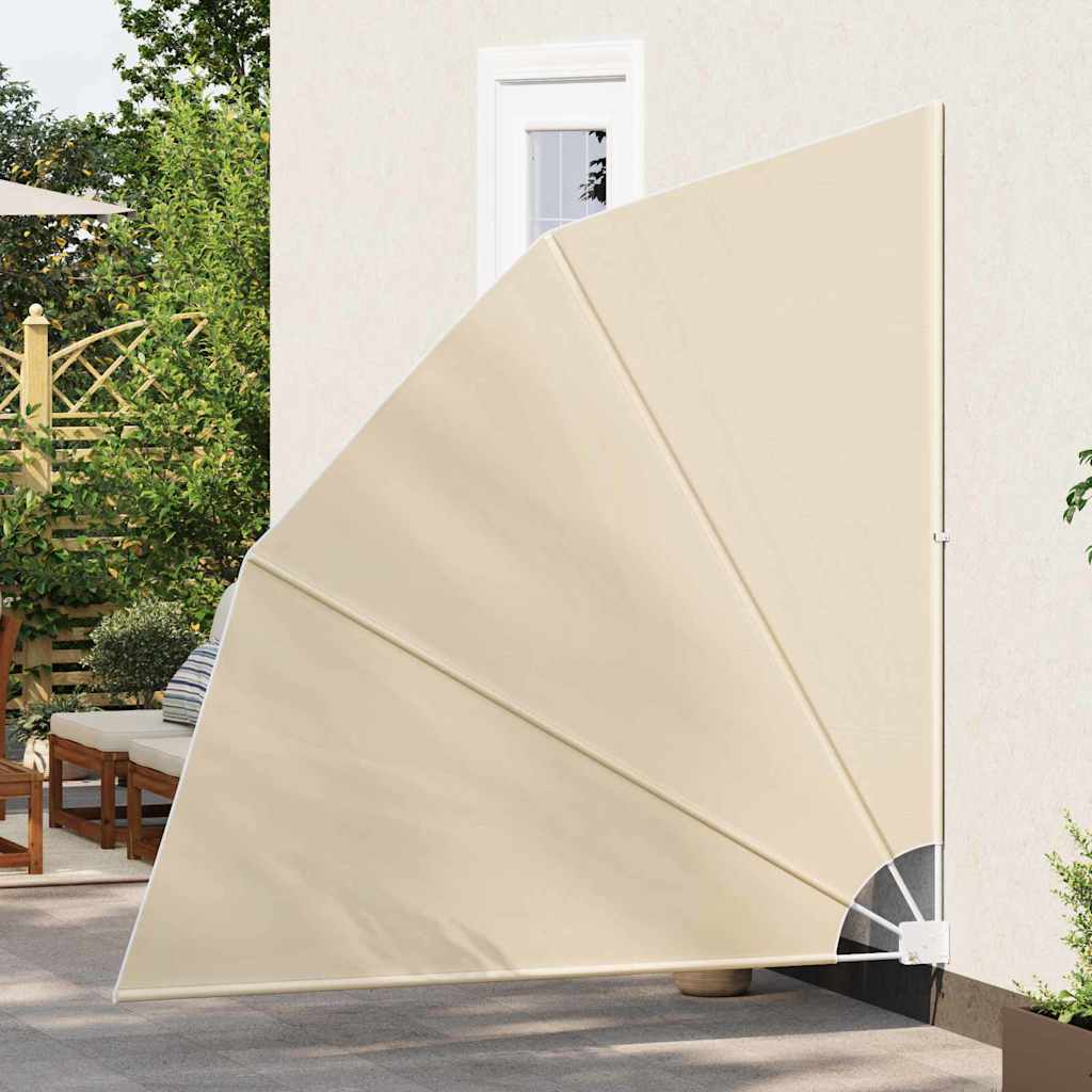 Balkon Sichtschutz 210 x 210 cm Polyester Beige