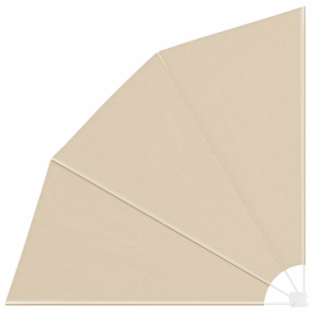 Balkon Sichtschutz 210 x 210 cm Polyester Beige