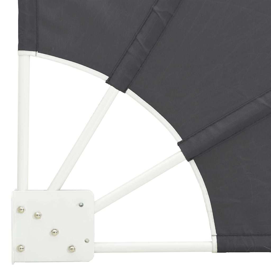 Balkon Sichtschutz 210 x 210 cm Polyester Schwarz