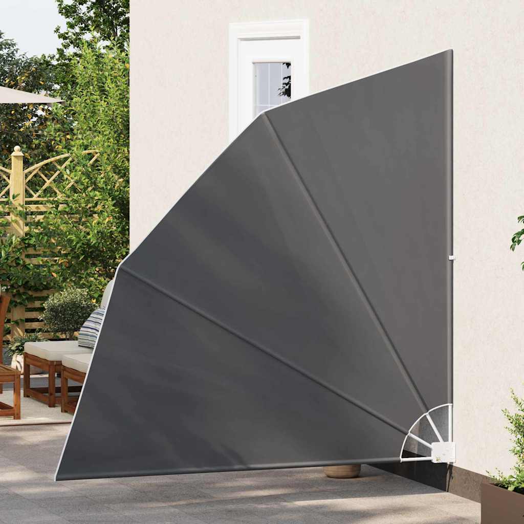 Balkon Sichtschutz 210 x 210 cm Polyester Schwarz