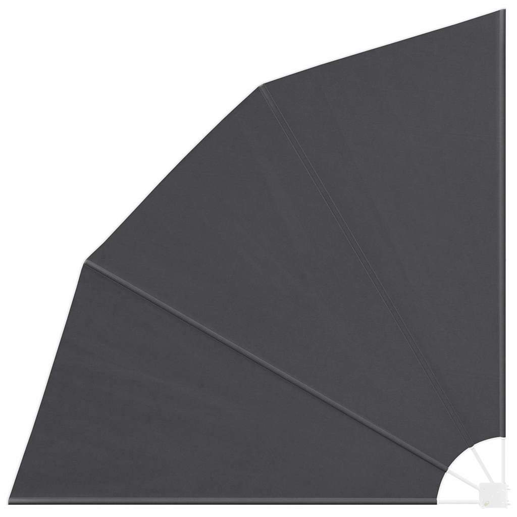 Balkon Sichtschutz 210 x 210 cm Polyester Schwarz