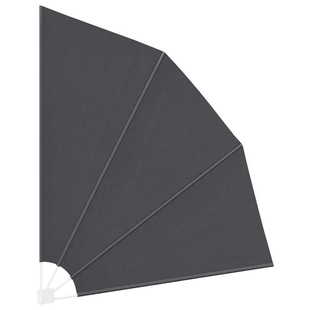Balkon Sichtschutz 210 x 210 cm Polyester Schwarz
