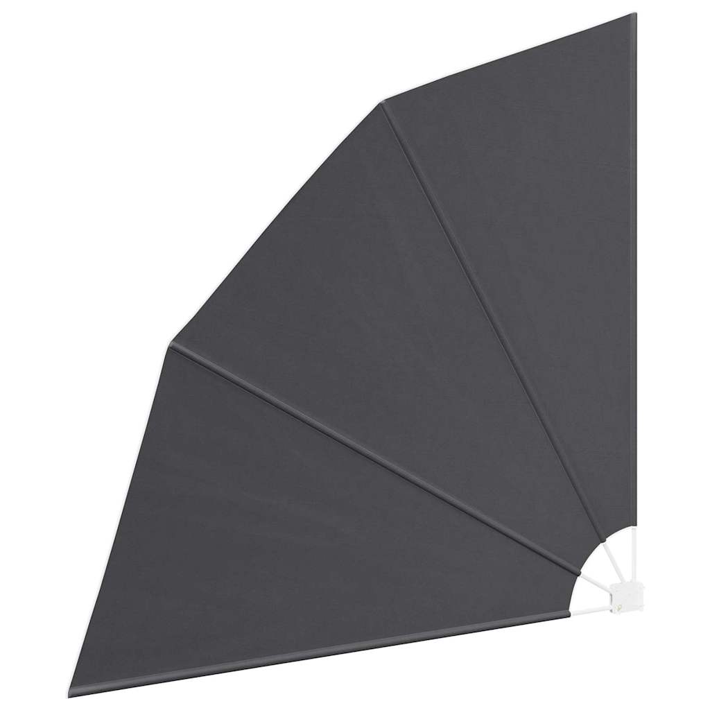 Balkon Sichtschutz 210 x 210 cm Polyester Schwarz