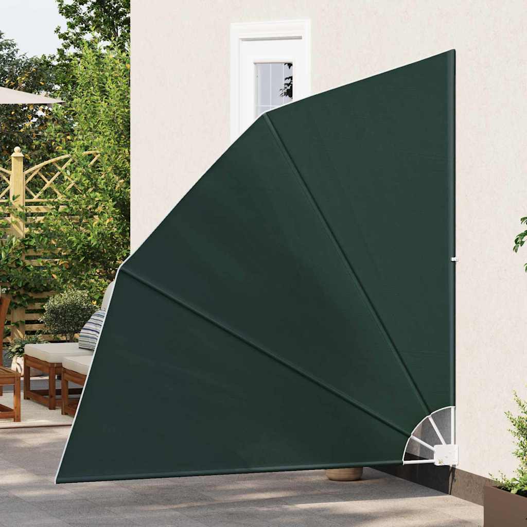 Balkon Sichtschutz 210 x 210 cm Polyester Dunkelgrün