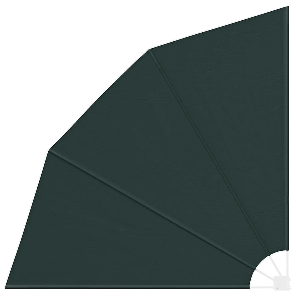 Balkon Sichtschutz 210 x 210 cm Polyester Dunkelgrün