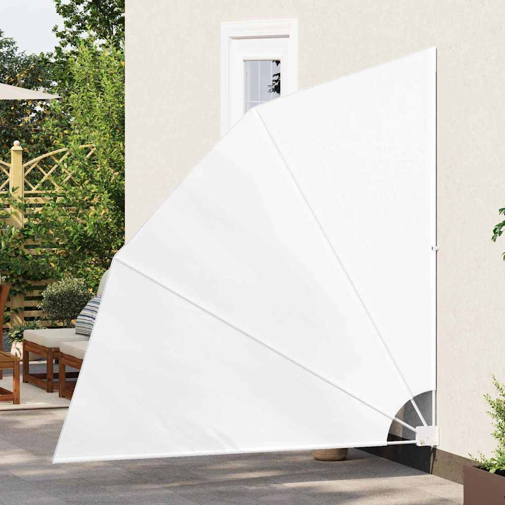 Balkon Sichtschutz 210 x 210 cm Polyester Weiß