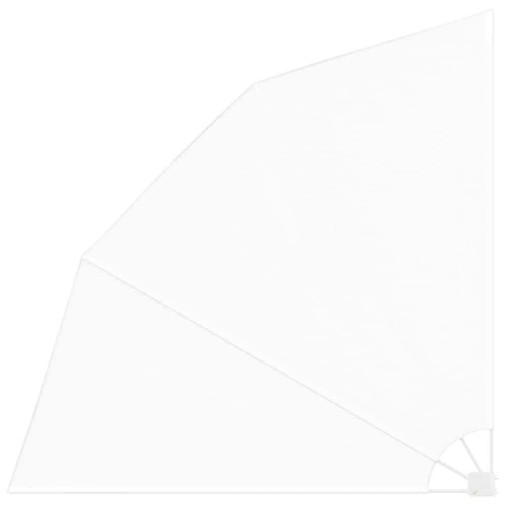 Balkon Sichtschutz 210 x 210 cm Polyester Weiß