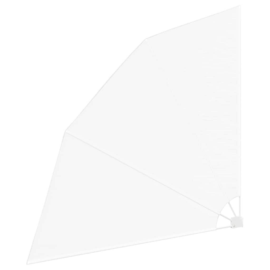 Balkon Sichtschutz 210 x 210 cm Polyester Weiß