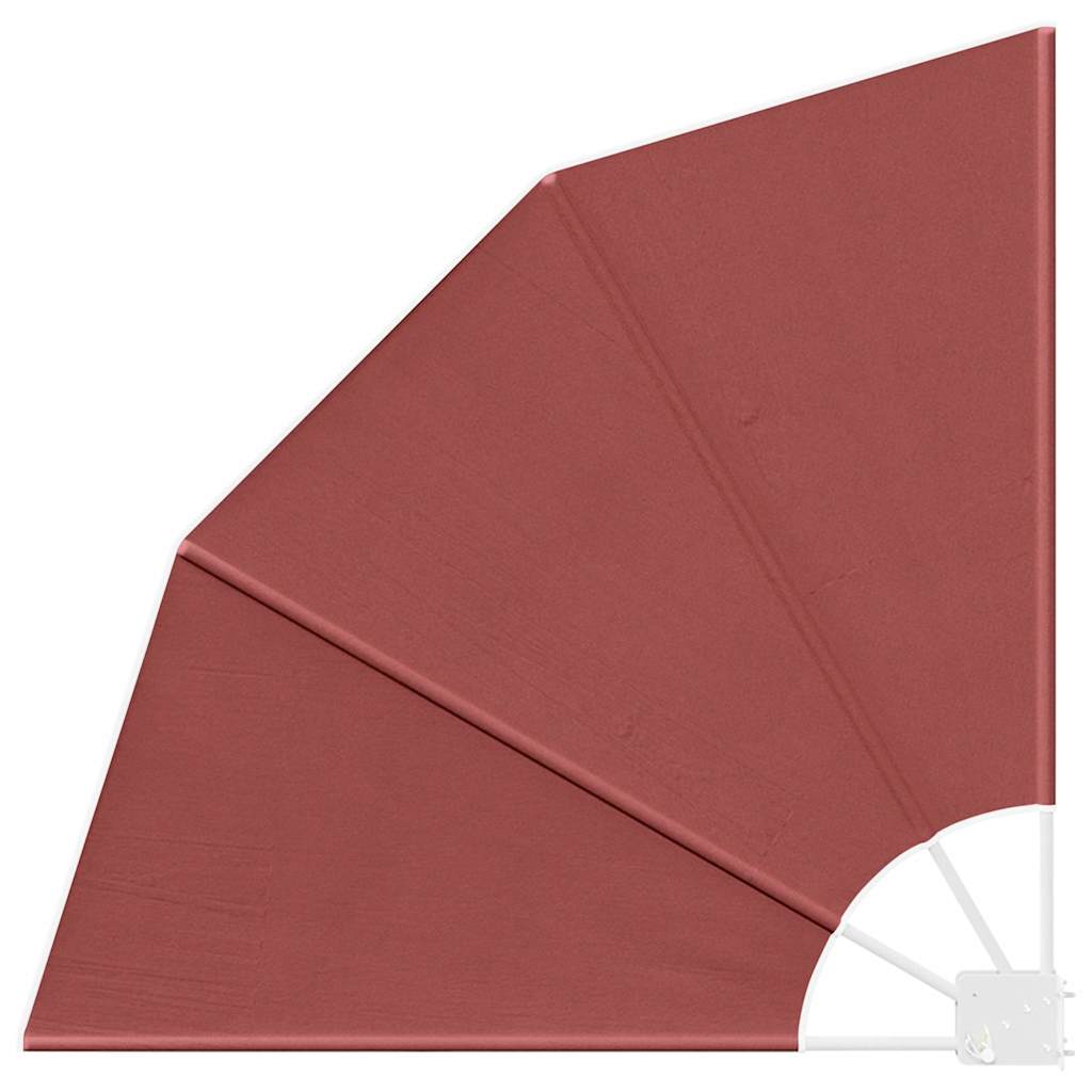 Balkon Sichtschutz 115 x 115 cm Polyester Terrakotta