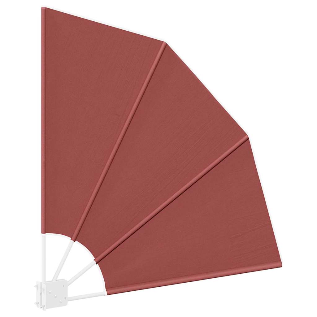 Balkon Sichtschutz 115 x 115 cm Polyester Terrakotta