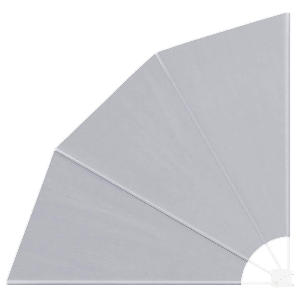 Balkon Sichtschutz 160 x 160 cm Polyester Grau