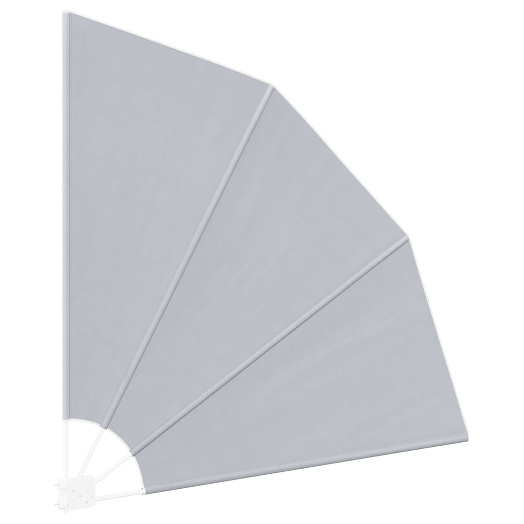 Balkon Sichtschutz 160 x 160 cm Polyester Grau