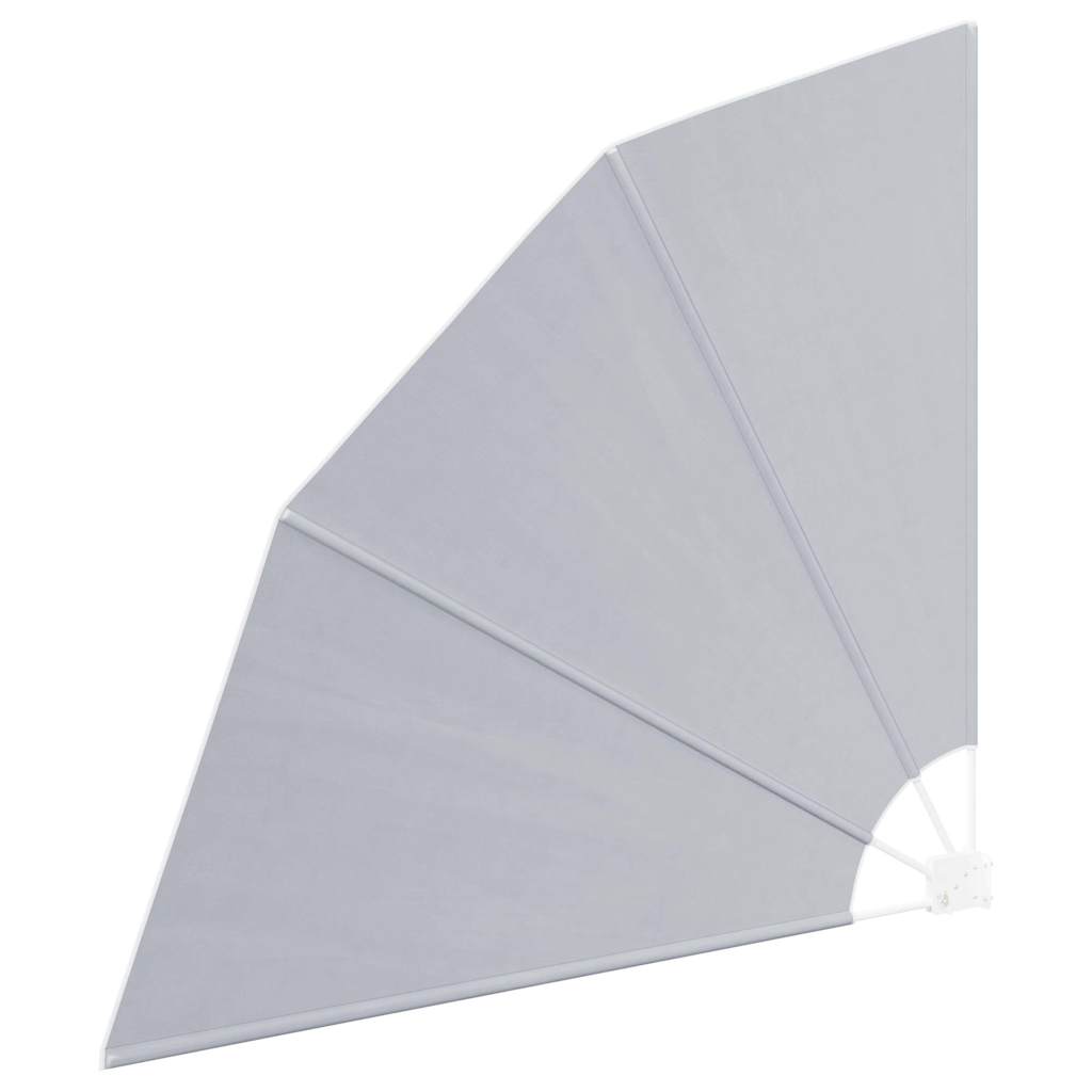 Balkon Sichtschutz 160 x 160 cm Polyester Grau
