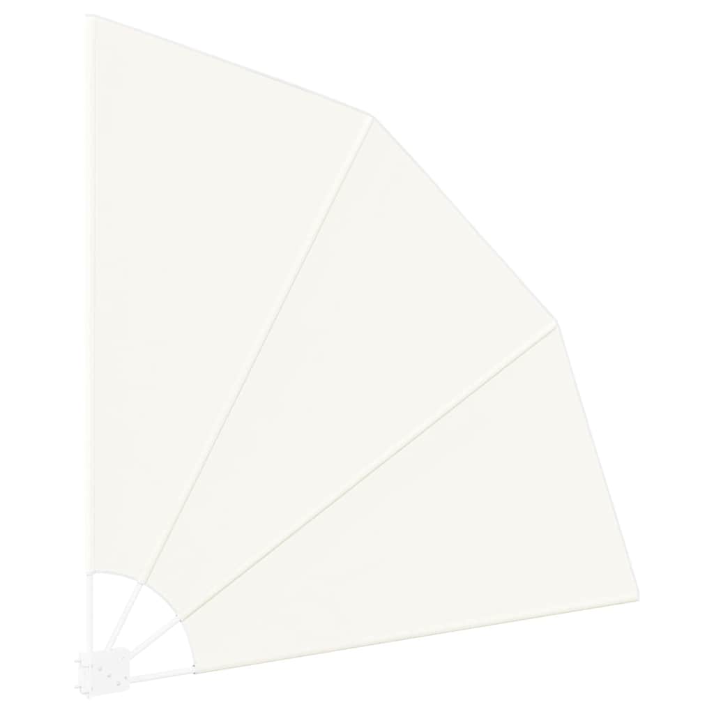Balkon Sichtschutz 160 x 160 cm Polyester Creme