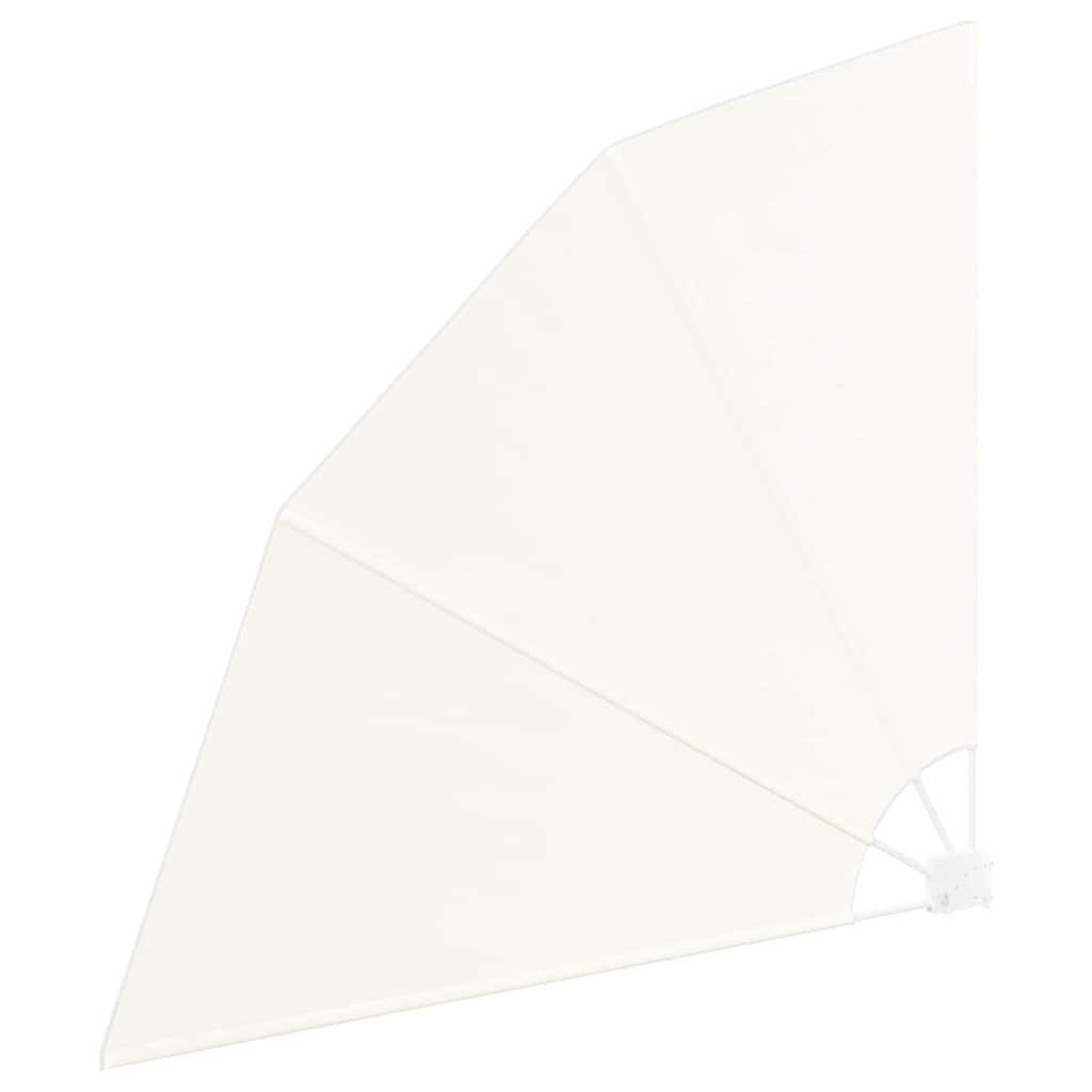 Balkon Sichtschutz 160 x 160 cm Polyester Creme