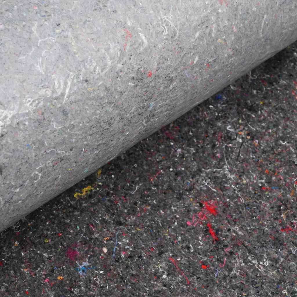 Teichvlies Grau 1 x 50 m Polyester und Baumwolle