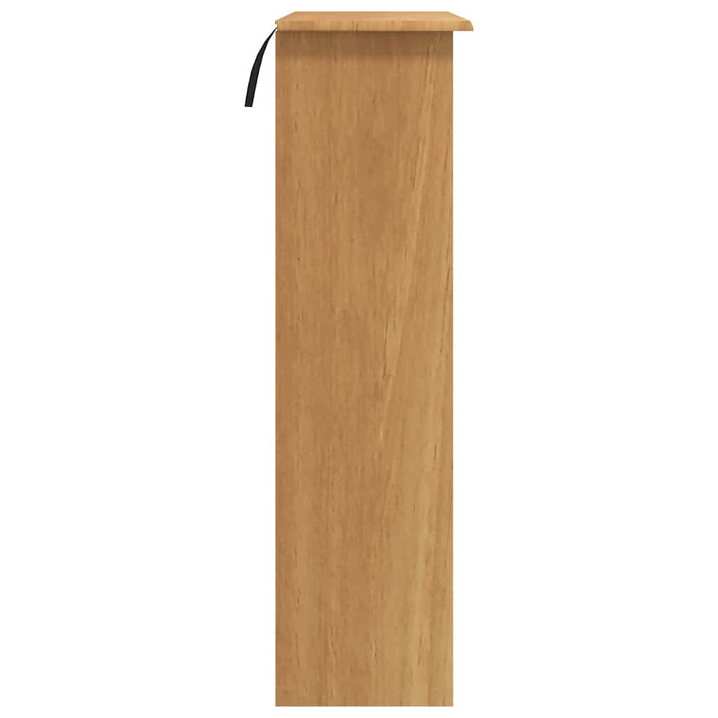 Hutch ASKIM 91 x 30 x 104 cm Massives Kiefernholz